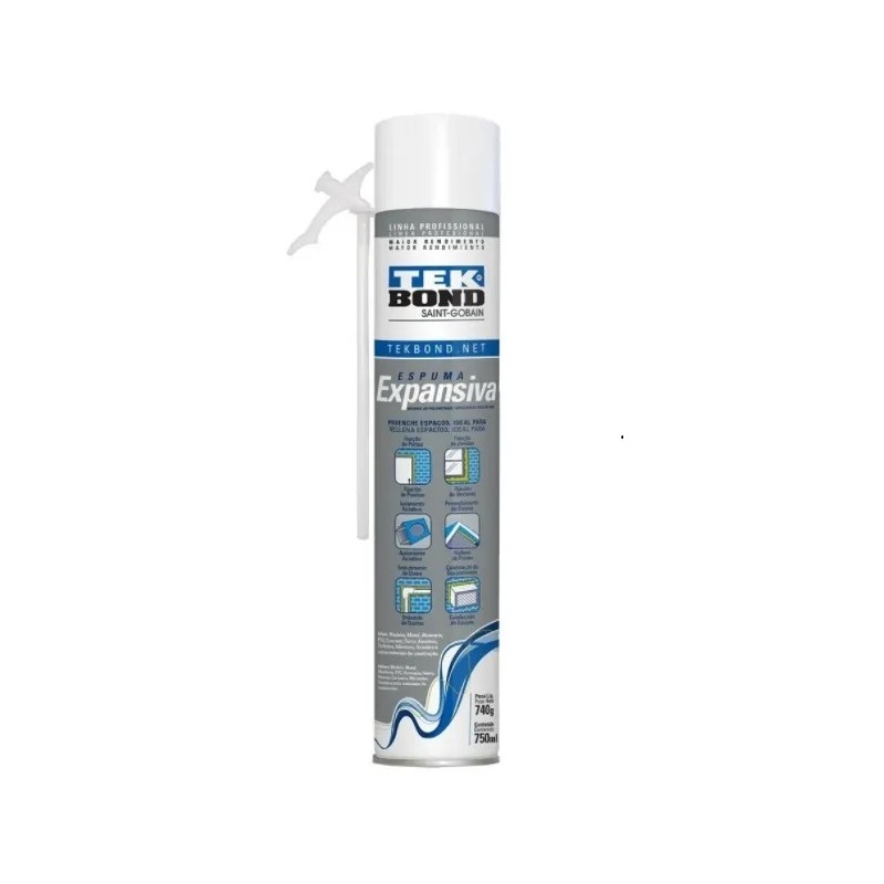 TEKBOND ESPUMA POLIURETANO PU 740GR 750ML