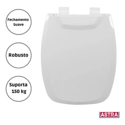 ASTRA ASSENTO STYLUS TSL SOFT CLOSE QUAD.BRANCO